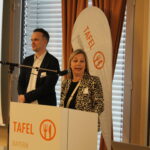 Marco Koppe, Geschäftsführer Tafel Deutschland und Jonah Lindinger, stellv. Vorsitzende Tafel Deutschland. Foto: Susanne Monz
